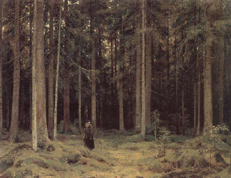 Ivan Shishkin Countess Mordinovas-Forest Peterhof china oil painting image